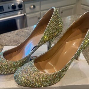 Bedazzled heels